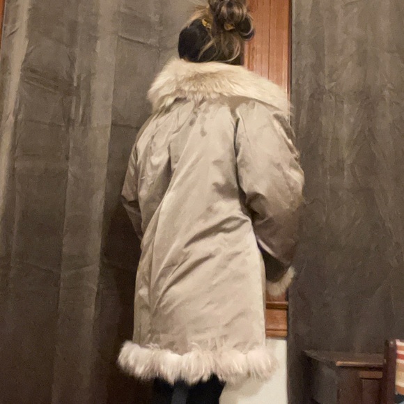 Blonde vintage fox fur coat - Picture 16 of 17